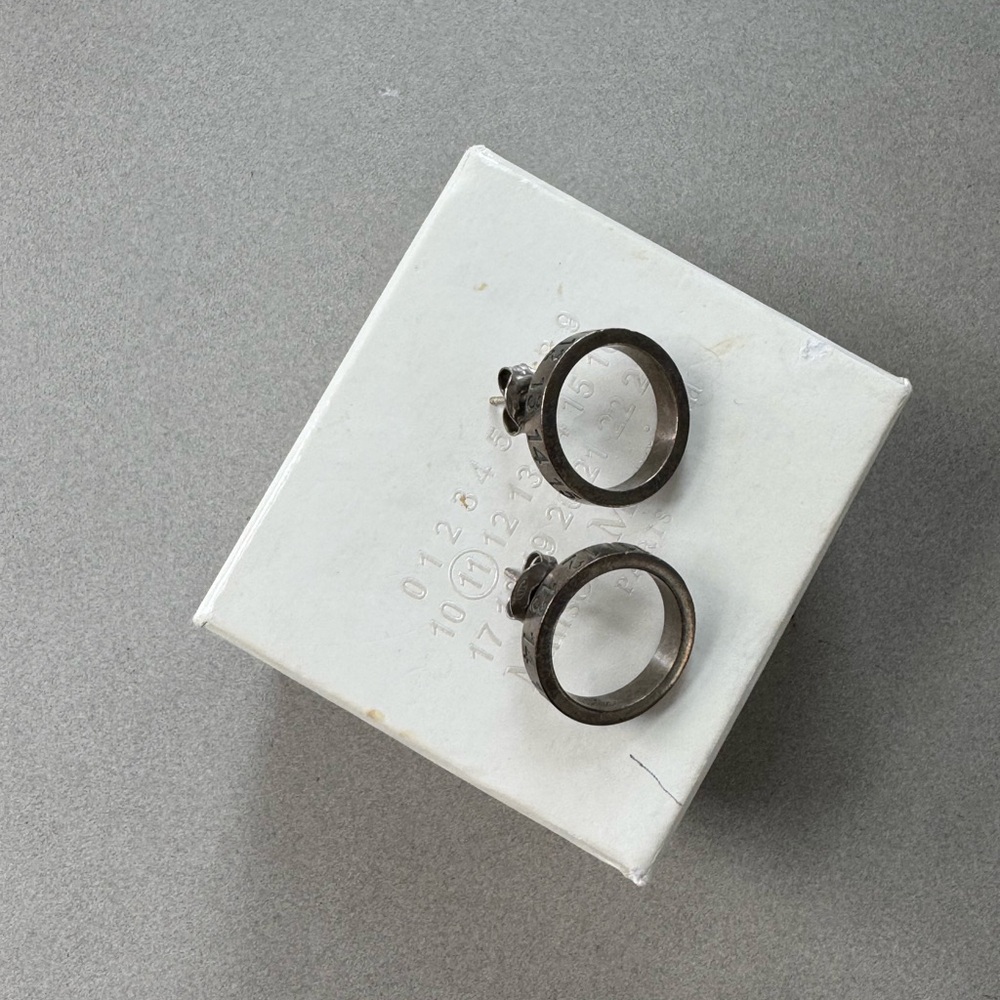 MAISON Margela Silver Hoop Earrings